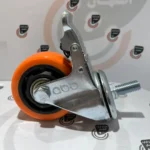 چرخ لوکس نارنجی پیچی ترمزدار - تصویر 2