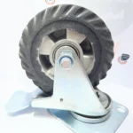 چرخ دایکاست لاستیکی گردان ترمزدار - تصویر 2