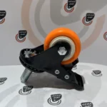 چرخ لوکس نارنجی پیچی ترمزدار - تصویر 3