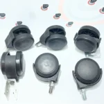 چرخ صندلی دوقلو مشکی - تصویر 4