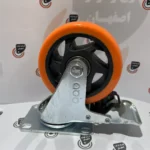 چرخ لوکس نارنجی ترمزدار - تصویر 4