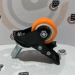 چرخ لوکس نارنجی پیچی ترمزدار - تصویر 4