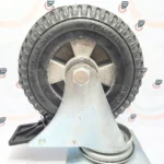 چرخ دایکاست لاستیکی گردان ترمزدار - تصویر 5