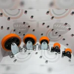 Fixed orange luxury wheel