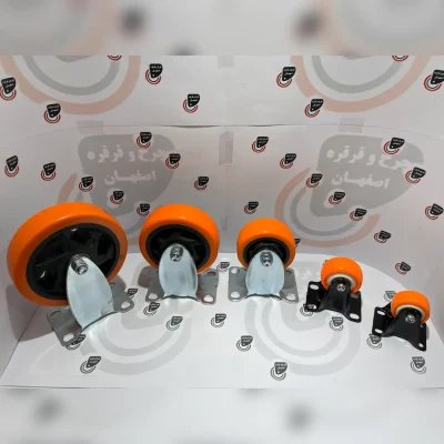 Fixed orange luxury wheel