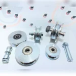 قرقره فولادی درب ریلی