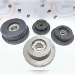 قرقره چدنی لبه دار برای ناودانی و تیر آهن