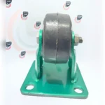 چرخ آهنی سنگین ثابت لاستیک و روتراش - تصویر 2