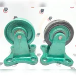 چرخ چدن سبک روتراش لاستیکی ثابت و گردان - تصویر 4