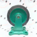 چرخ چدن سنگین لاستیکی - روتراش - تفلون ثابت - تصویر 4