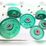 چرخ چدن سنگین لاستیکی -روتراش تفلون گردان - تصویر 14