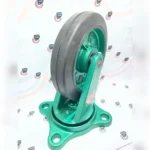 چرخ چدن سنگین لاستیکی -روتراش تفلون گردان - تصویر 10