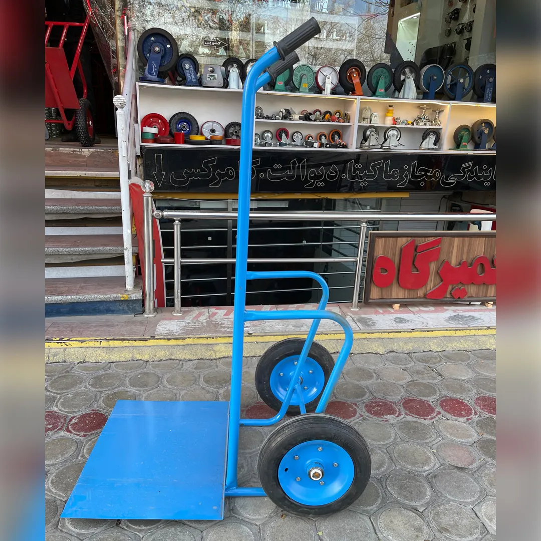 گاری-حمل-بار-بزرگ-تایر-فرغونی-توپر گاری حمل بار بزرگ با تایر فرغونی توپر - تصویر 1