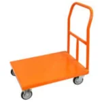 گاری حمل بار چهار چرخ آهنی کفی و سبد دار - تصویر 2