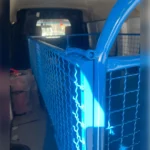 گاری حمل بار چهار چرخ آهنی کفی و سبد دار - تصویر 4